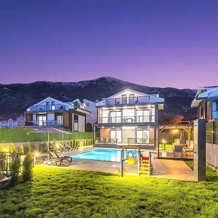 Oeluedeniz Ovacik 4 1 Salon 8 Kisilik Tatil Villasi ヴィラ