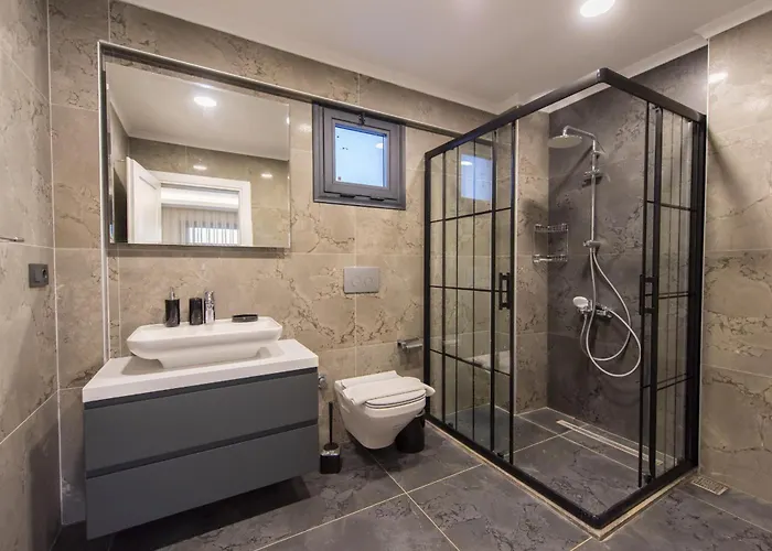 Oeluedeniz Ovacik 4 1 Salon 8 Kisilik Tatil Villasi フェティエ